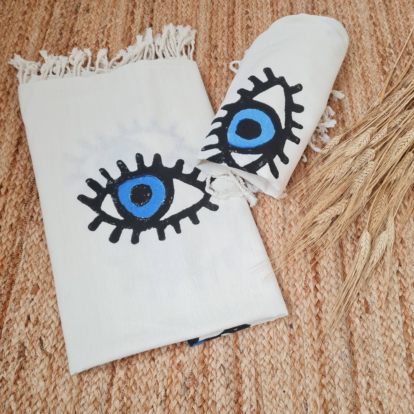 Evil Eye Beach Towel
