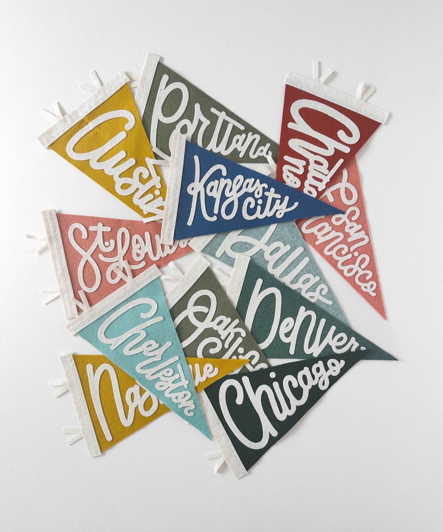 Blue aces / state / location pennant: Pewter