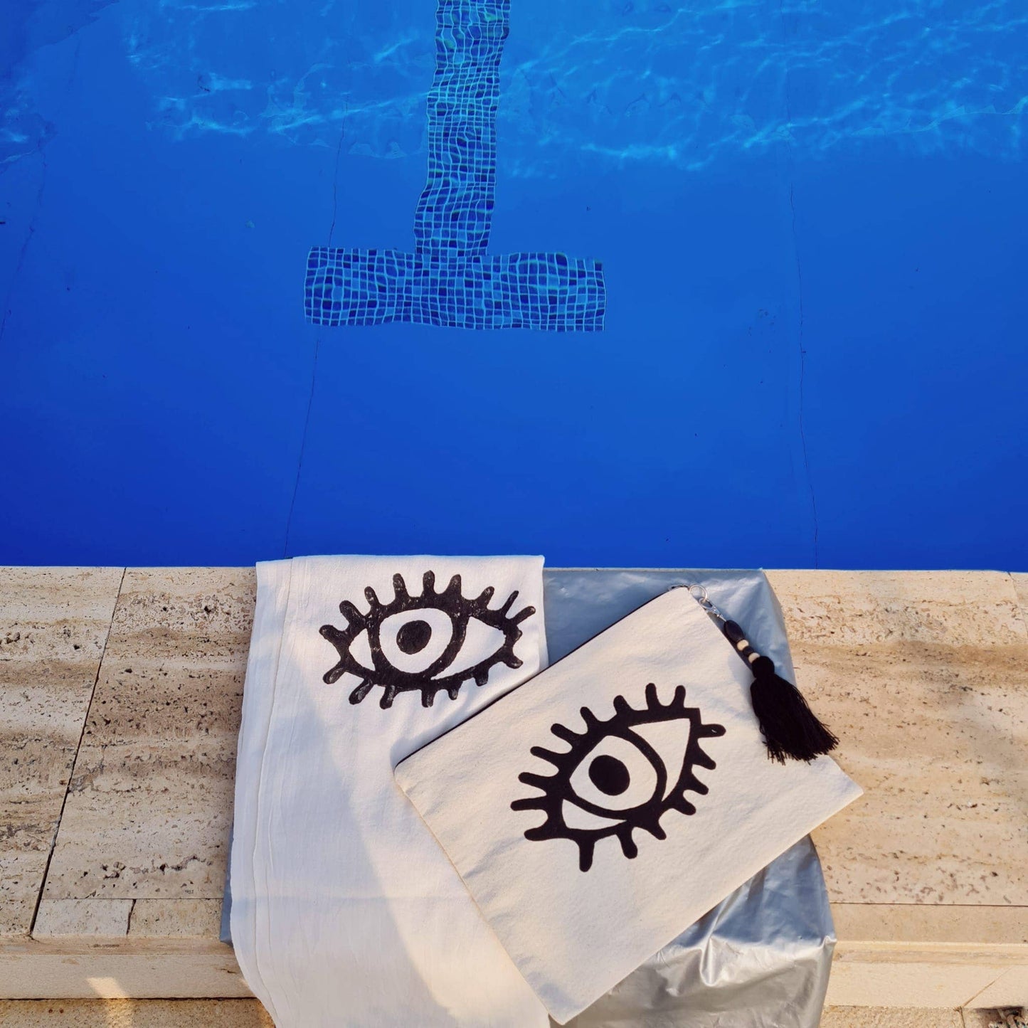 Evil Eye Beach Towel