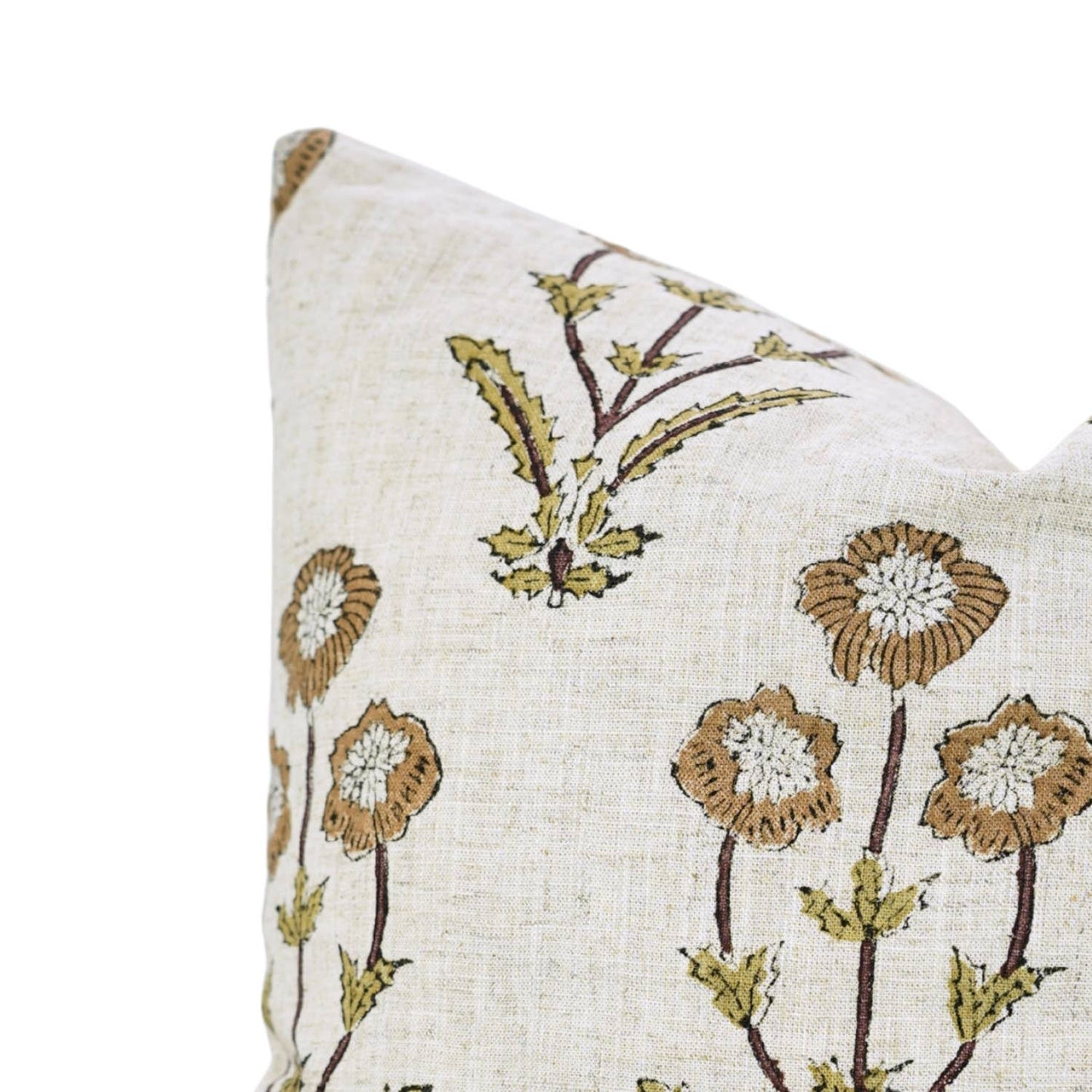Block Linen Pillow Cover 18x18