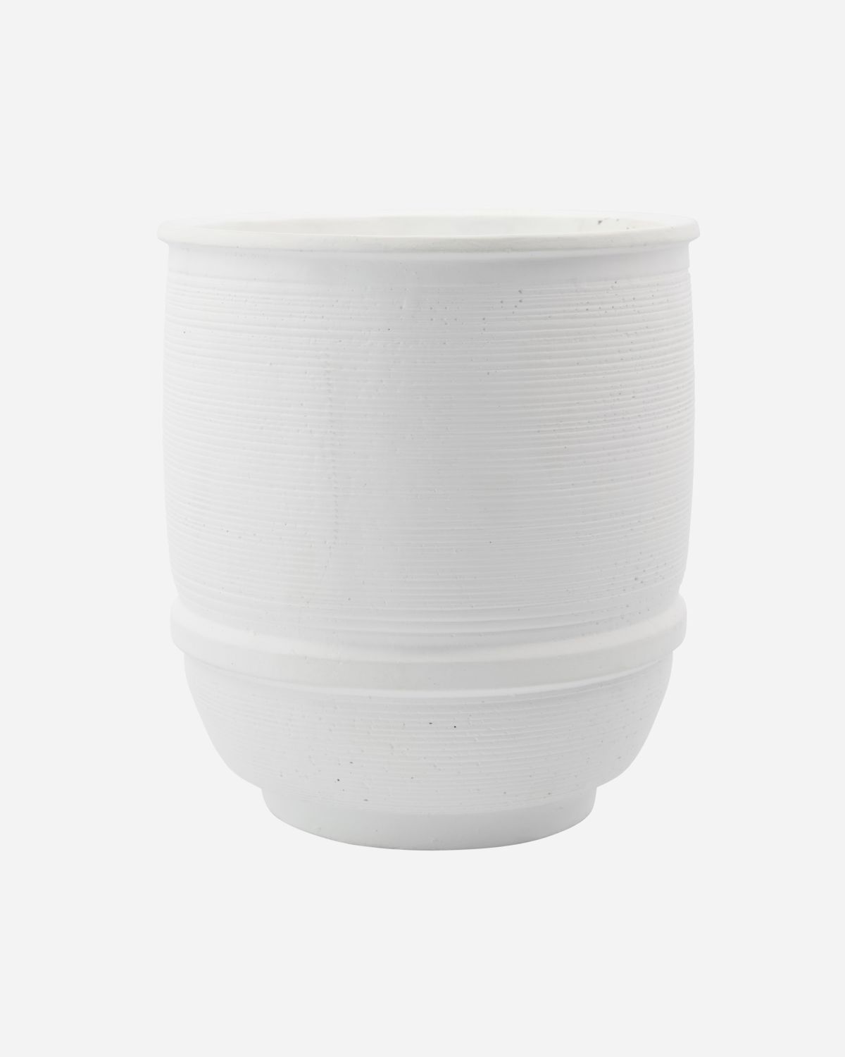 White Cement Planter