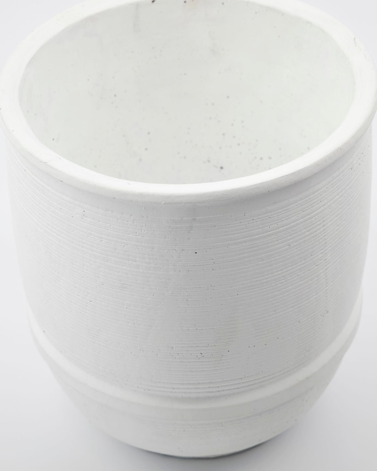 White Cement Planter
