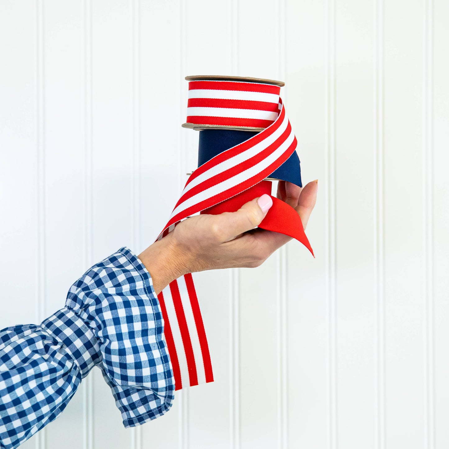 Preppy Solid Grosgrain Ribbon | Navy Blue