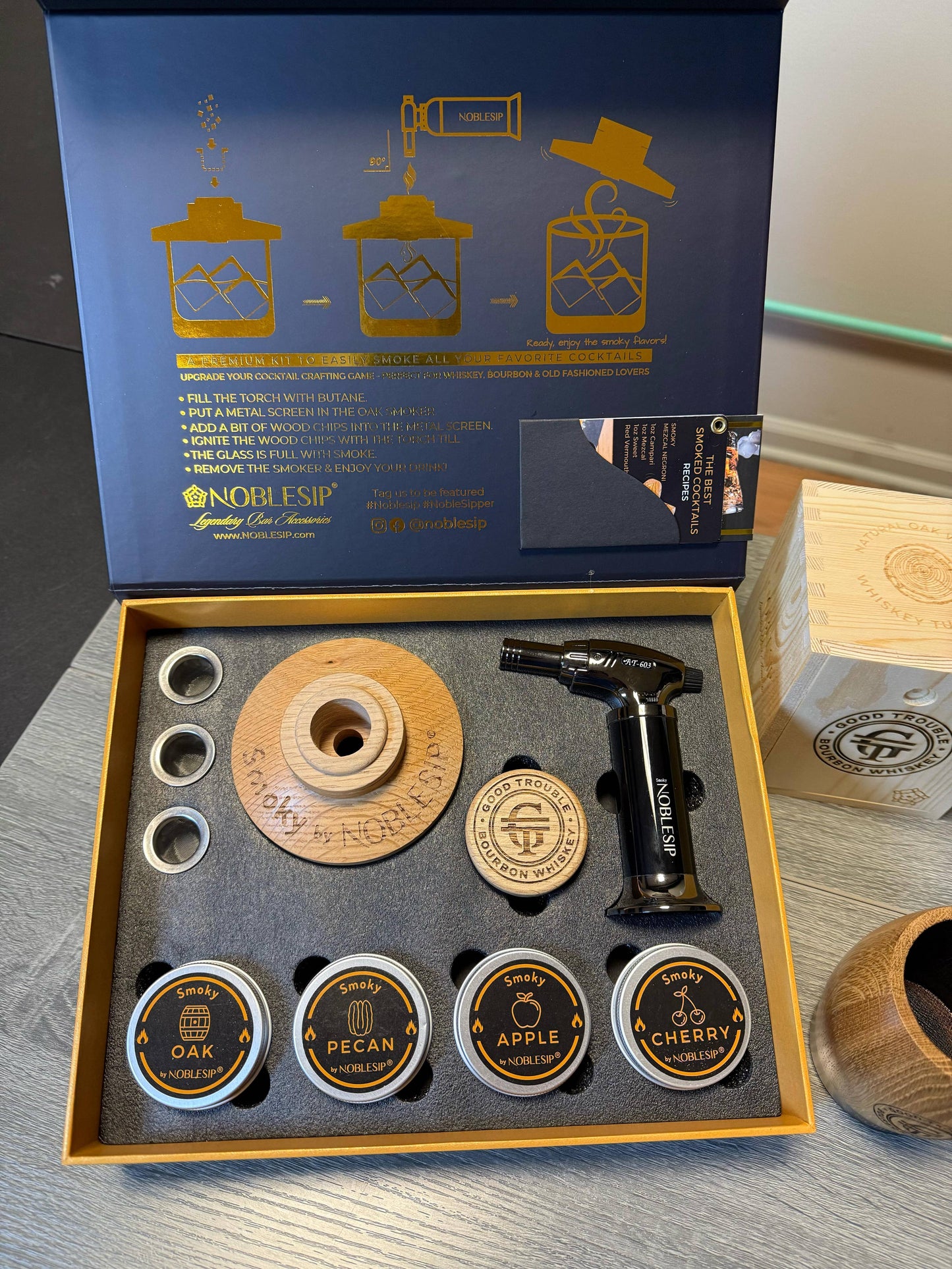 Whiskey Cocktail Smoker Kit