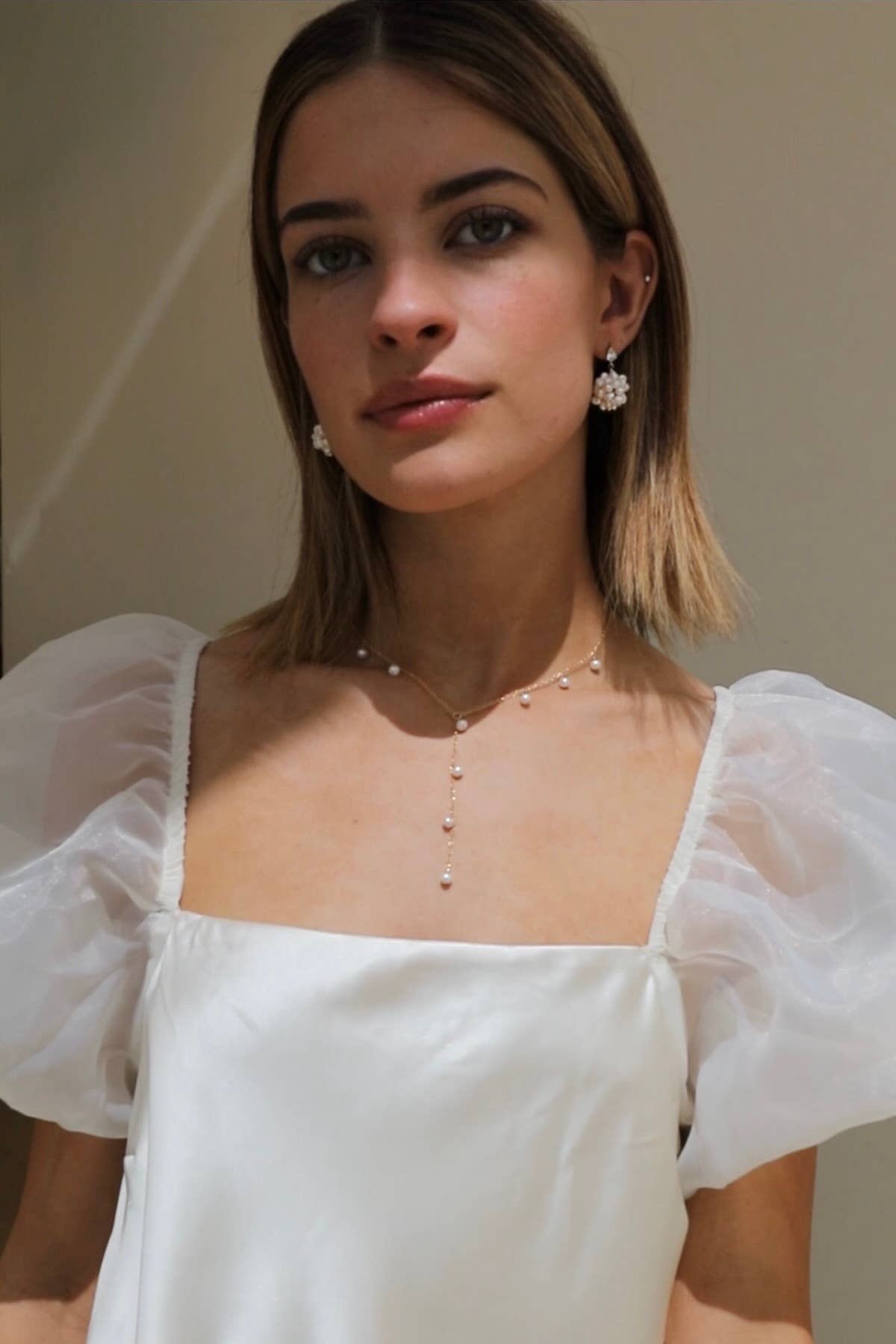ELLE PEARL CLUSTER EARRINGS