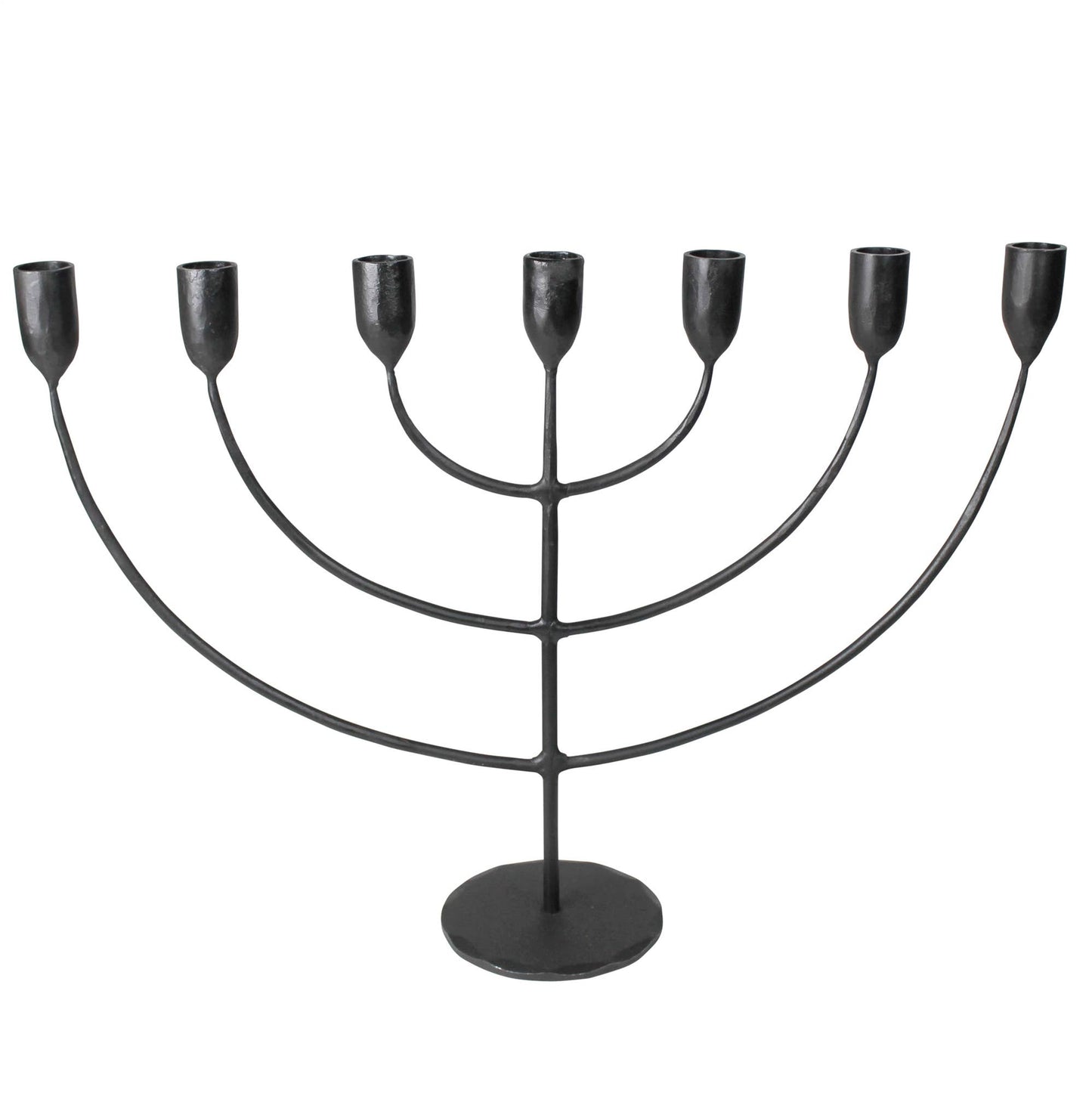Iron 6 Arm Menorah