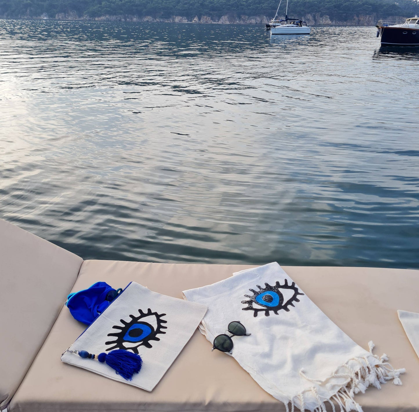Evil Eye Beach Towel