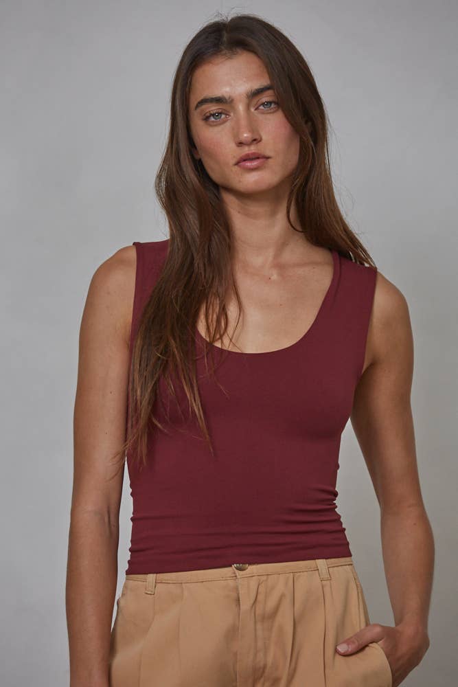 S1187N | Double Layered Seamless Top