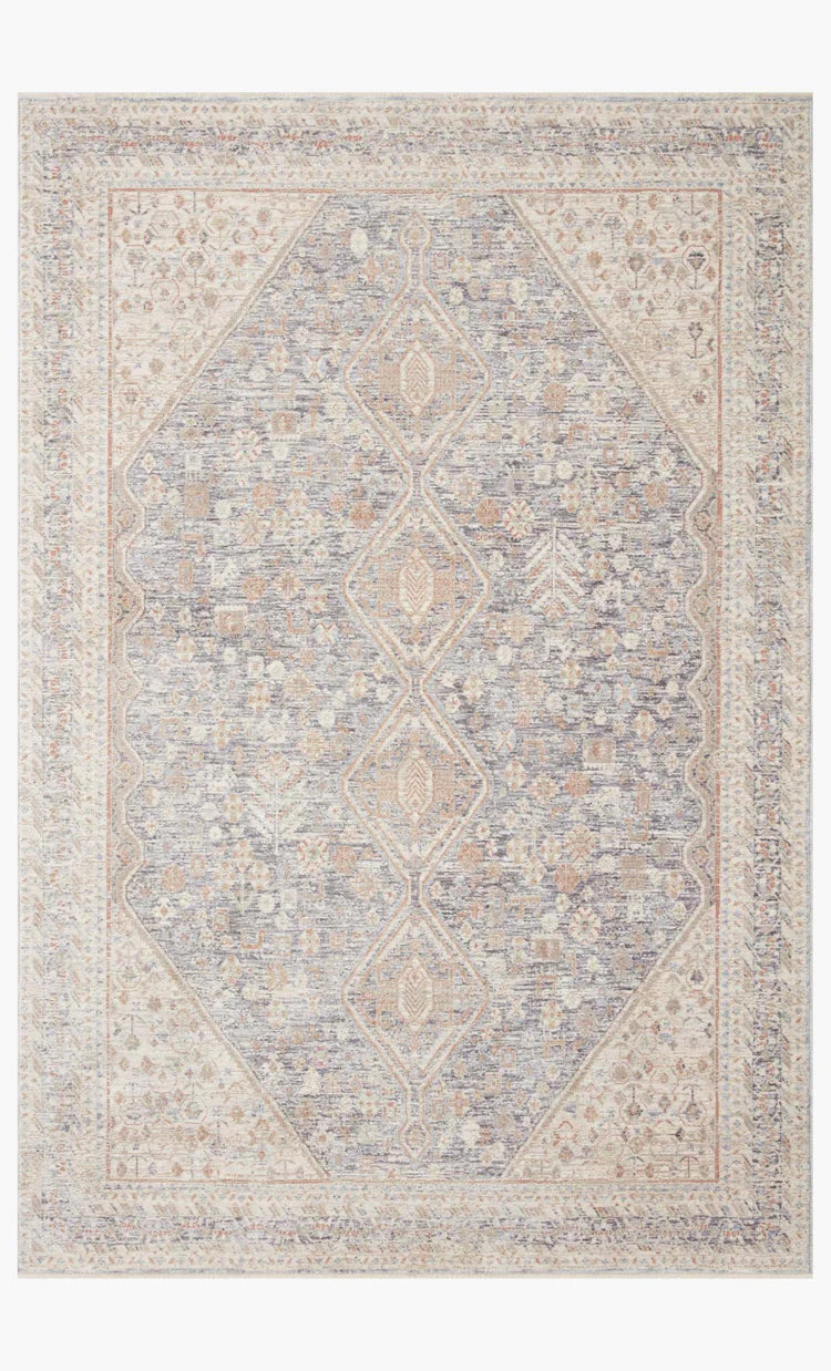 Carlisle Rug - CAR-03 Blue/Ivory