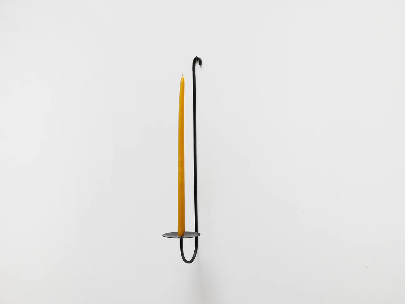 Single Arm Candle Sconce - Iron
