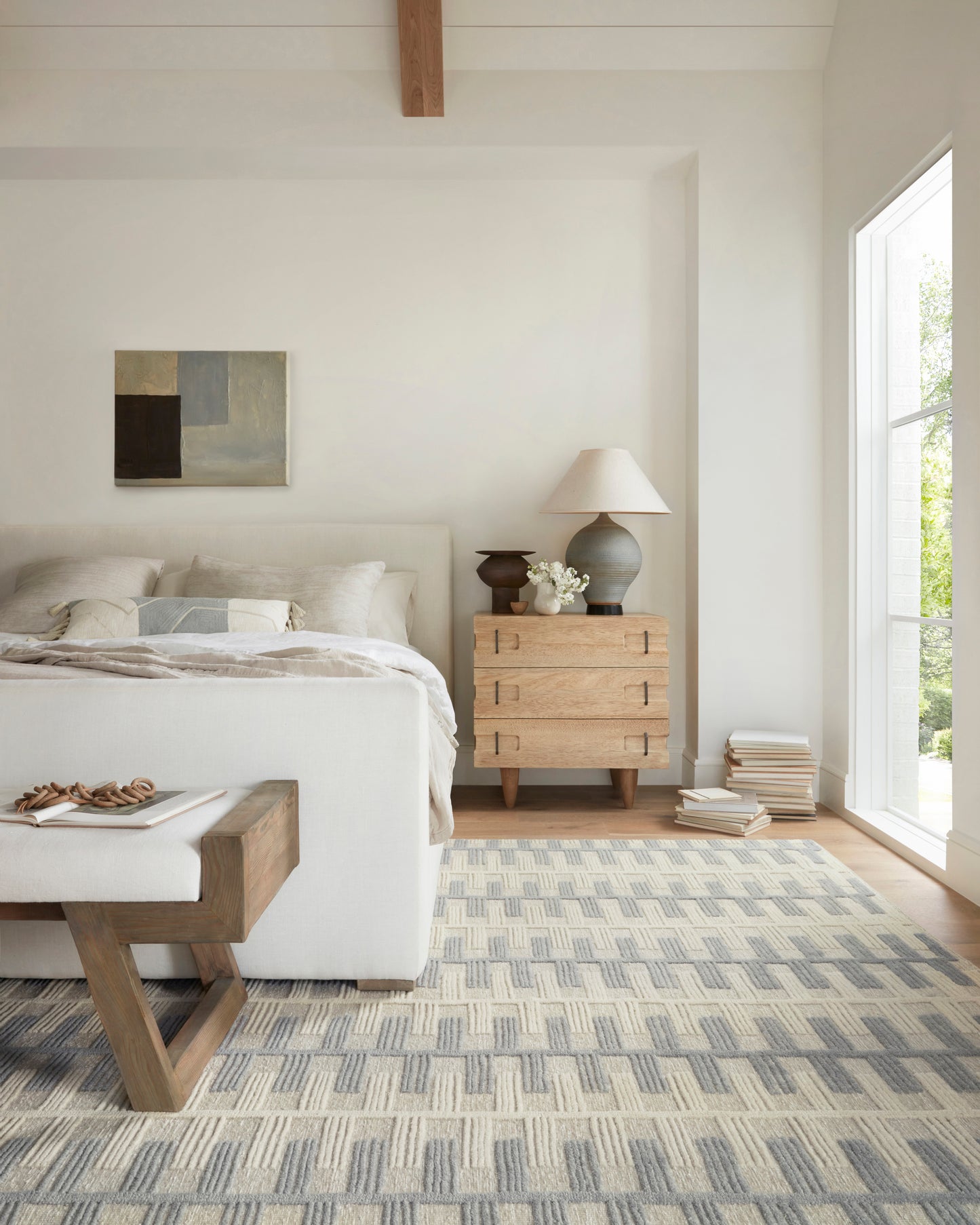 Harrison Rug - Ivory/Slate - HAR-02
