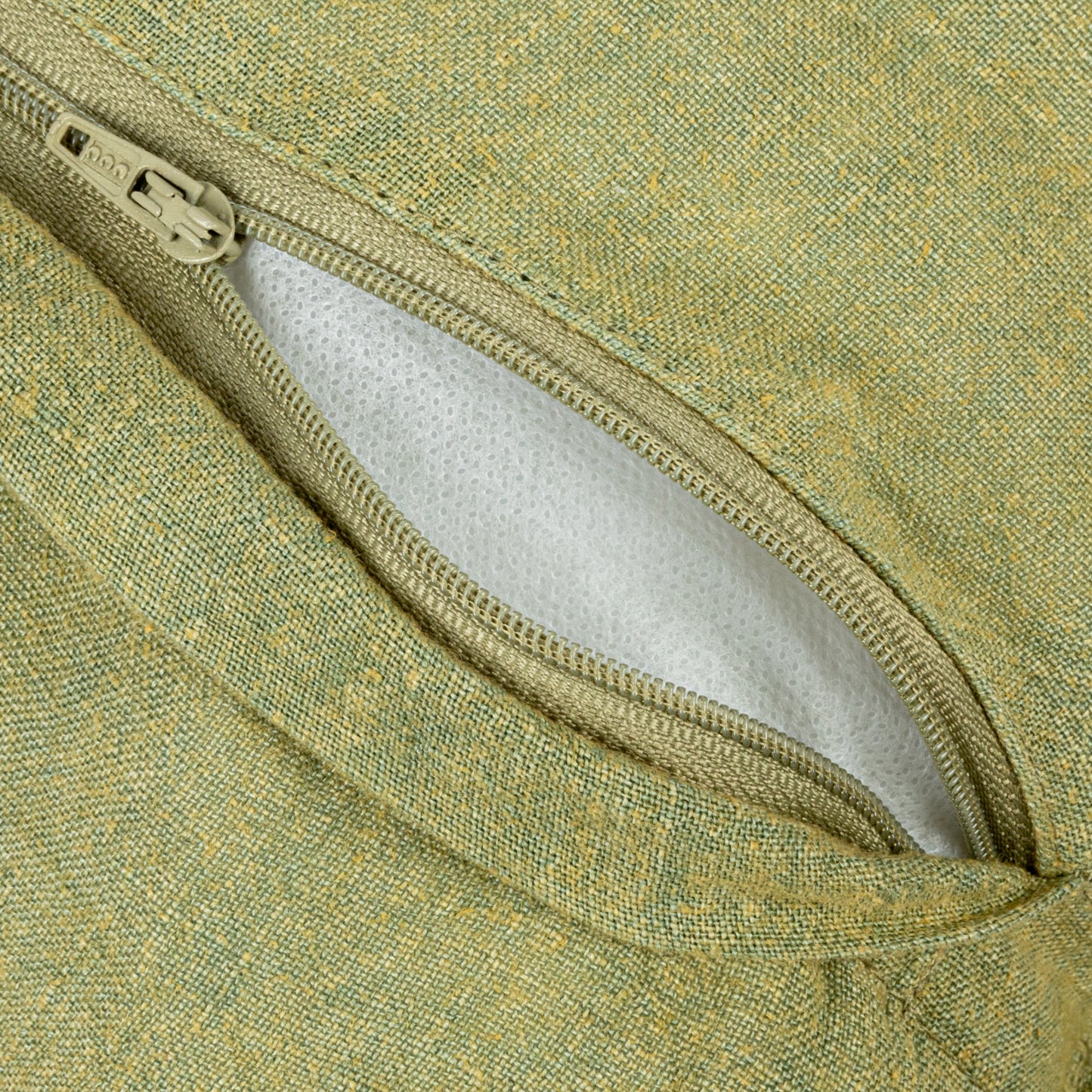 20” Olive Stonewashed Linen Pillow