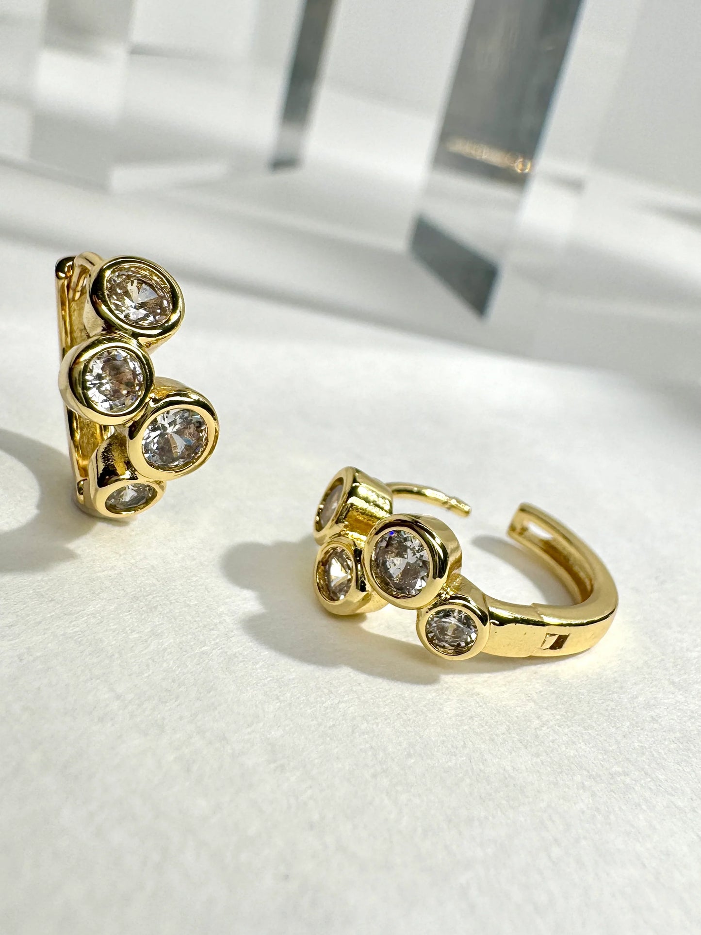 Constellation Cluster Huggie Earring