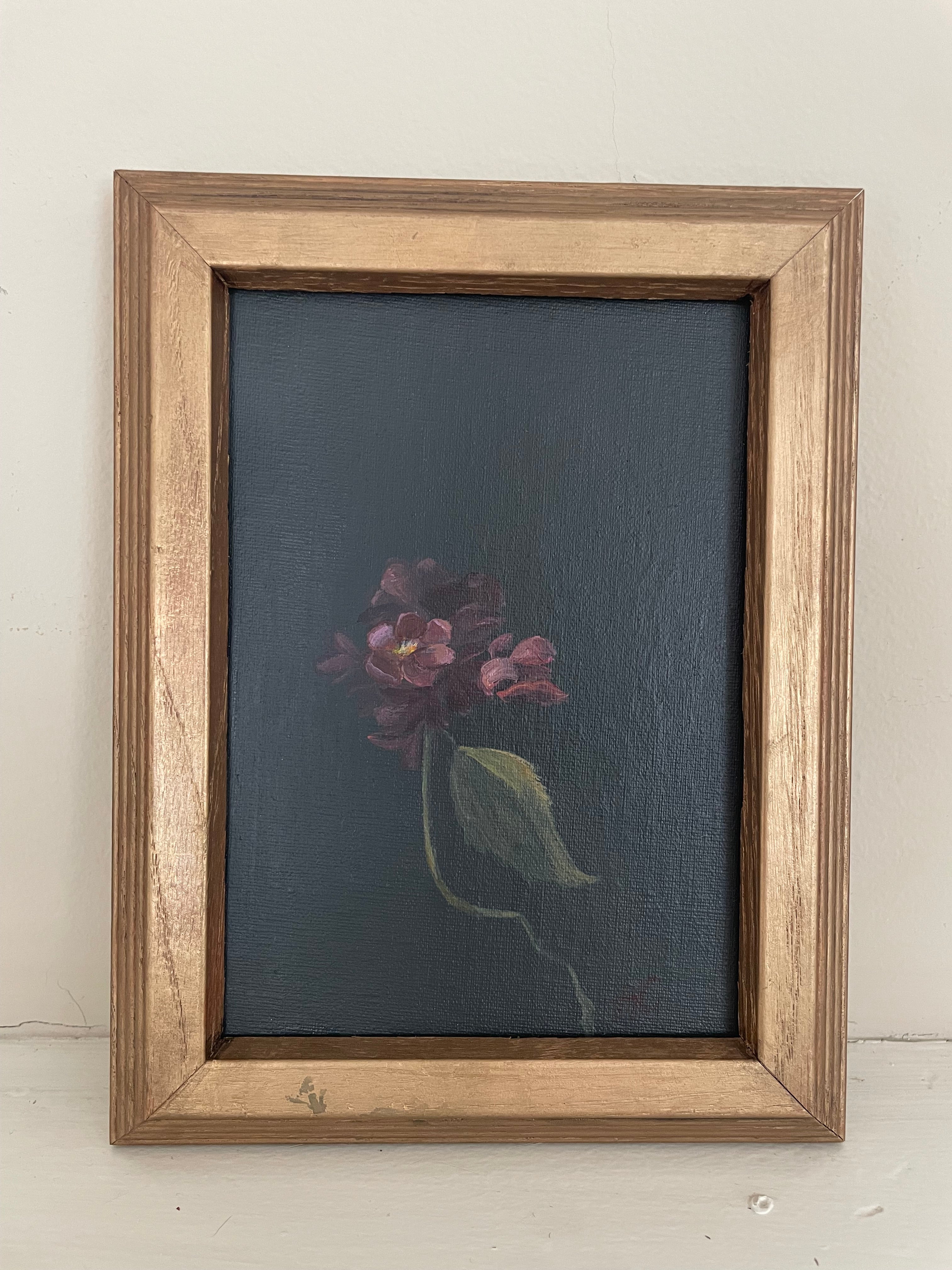 Memento I- Original Floral Painting by Heather Clevenger – Moody