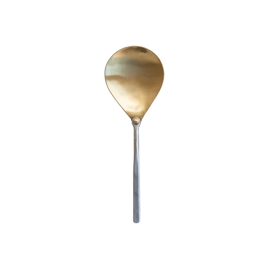 Brass & Aluminum Serving Spoon