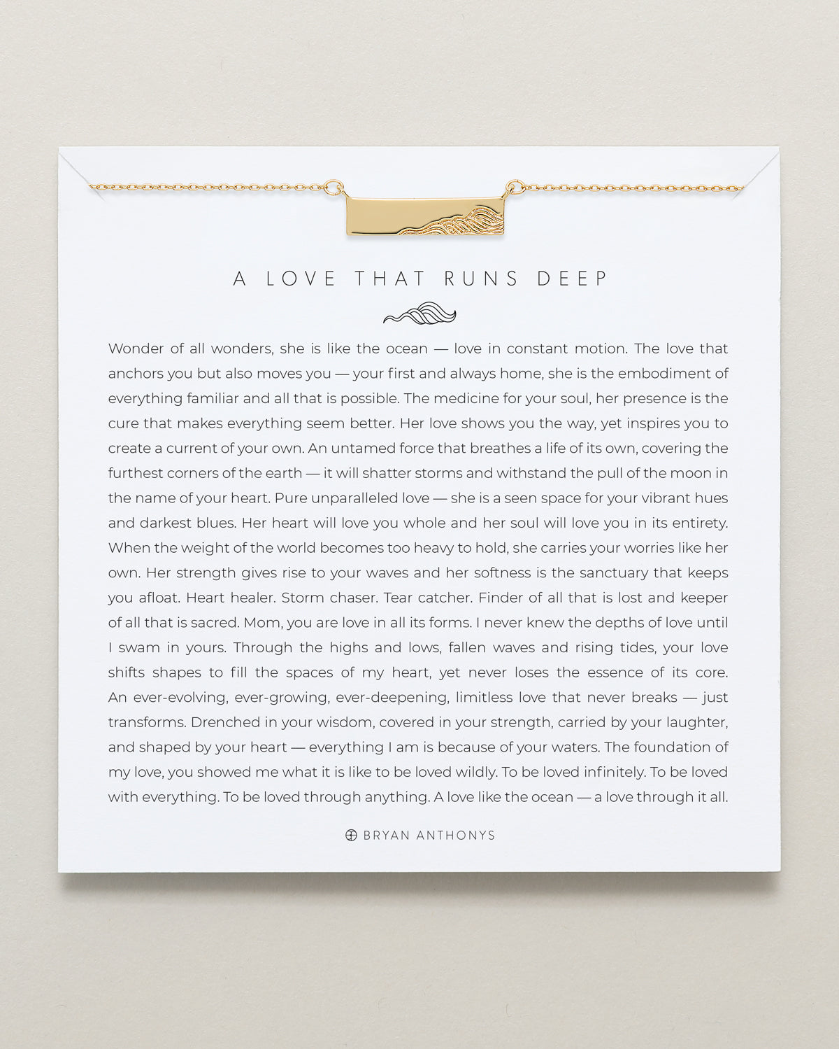 A Love That Runs Deep Necklace