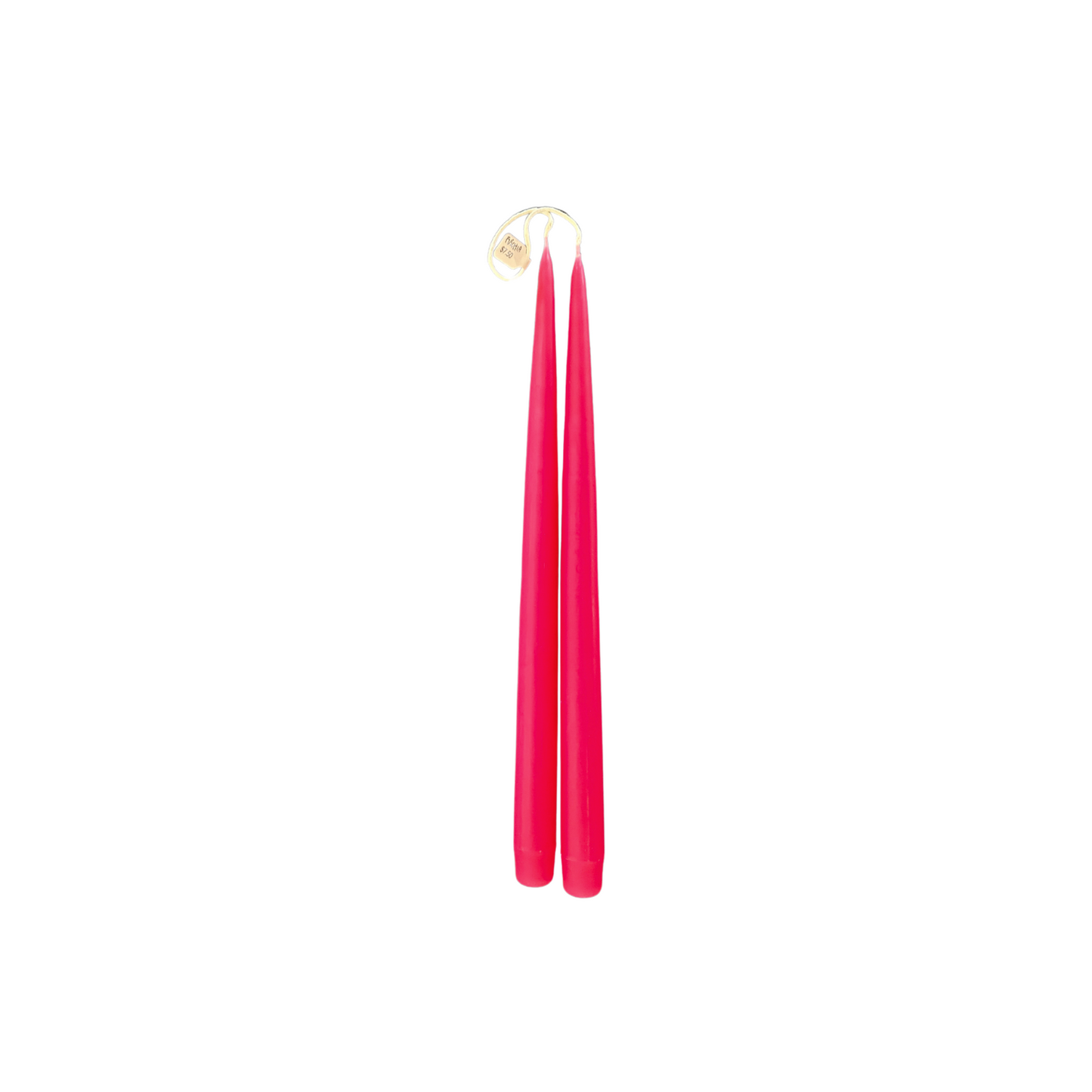 Hand-Dipped Taper Candle Pair - 13"