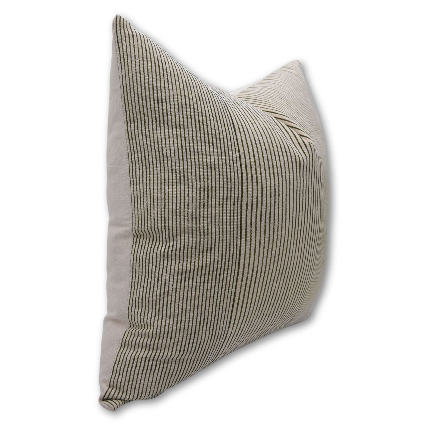 Leheriya Block Print Canvas Pillow 22"