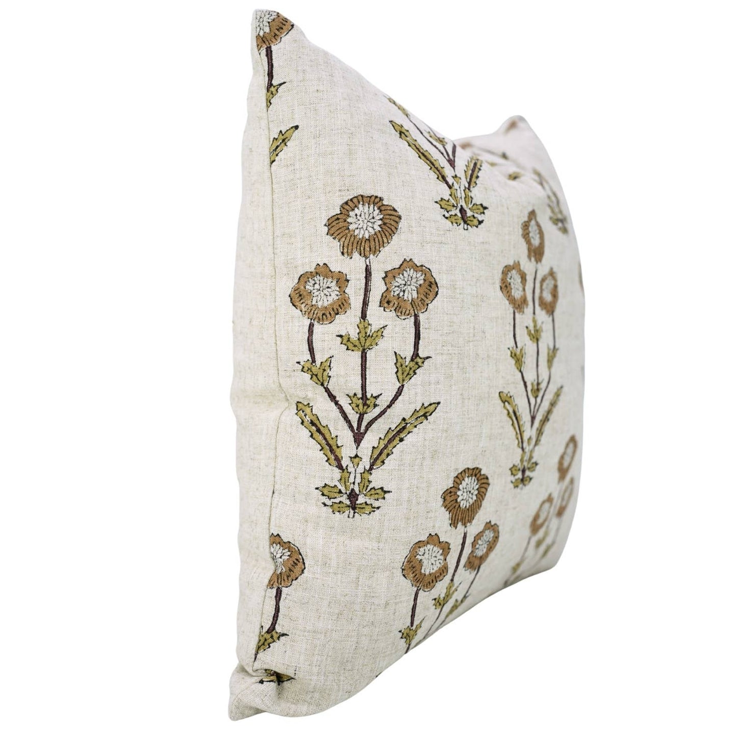 Block Linen Pillow Cover 18x18