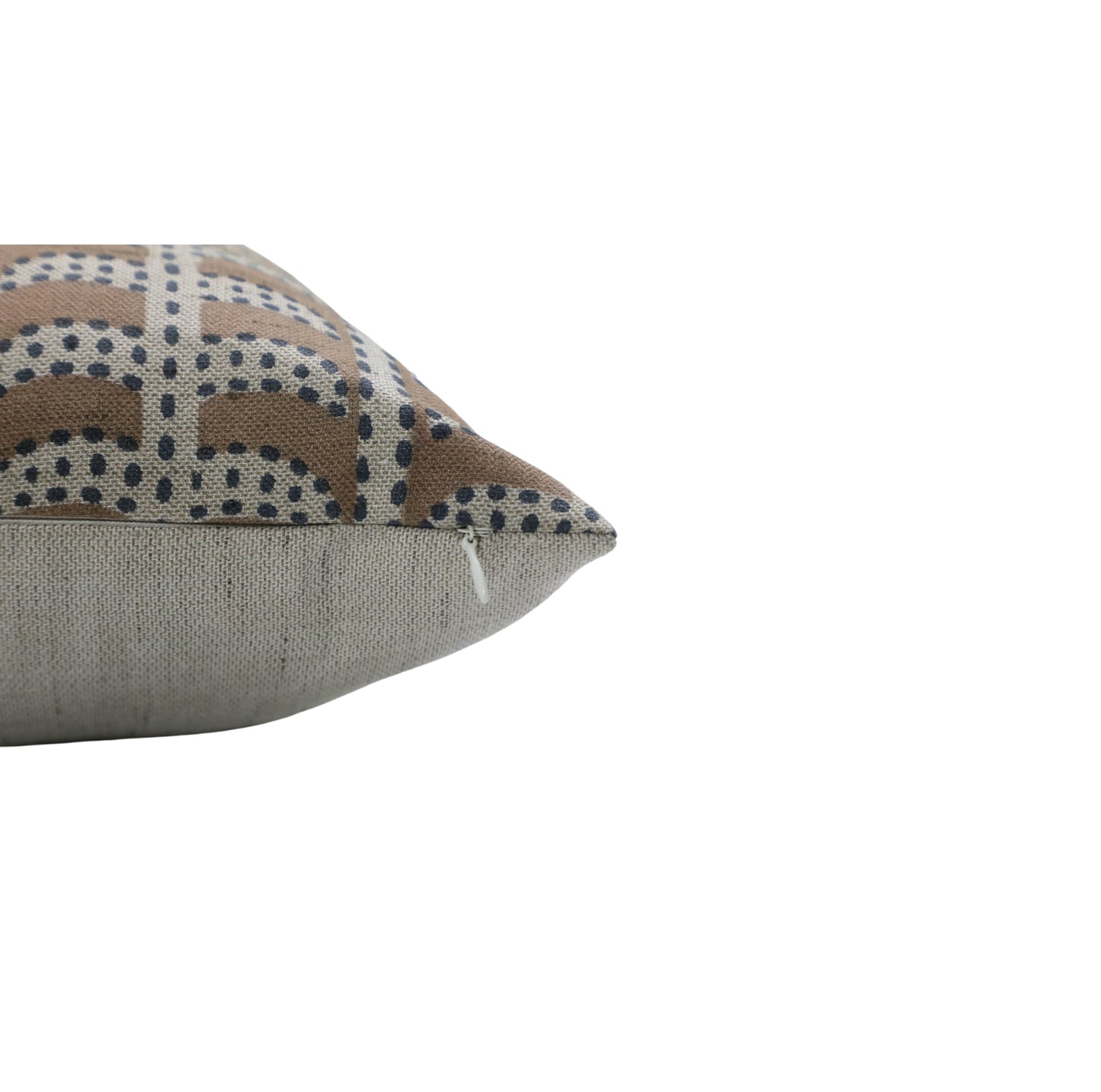 Interior Block Print Linen Blend Pillow Cover - Garud