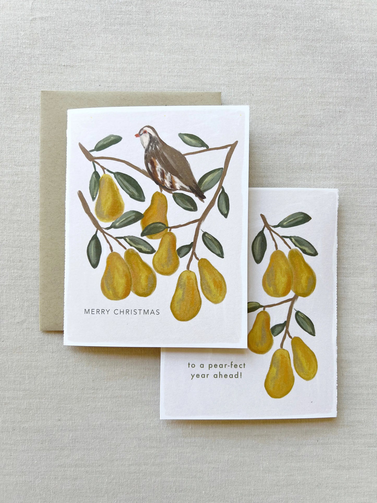 Christmas Partridge - 2 in 1 Card & Postcard
