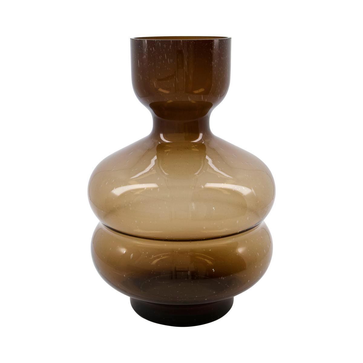 Amber Glass Vase