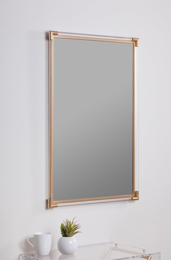 Ambrose Acrylic & Gold Mirror