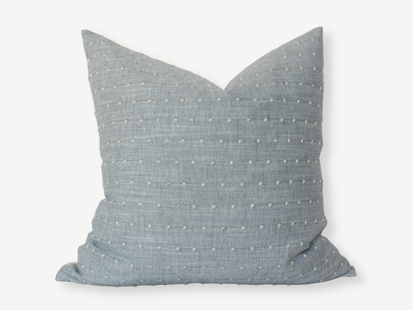 Blue Texture Pillow 22" x 22"