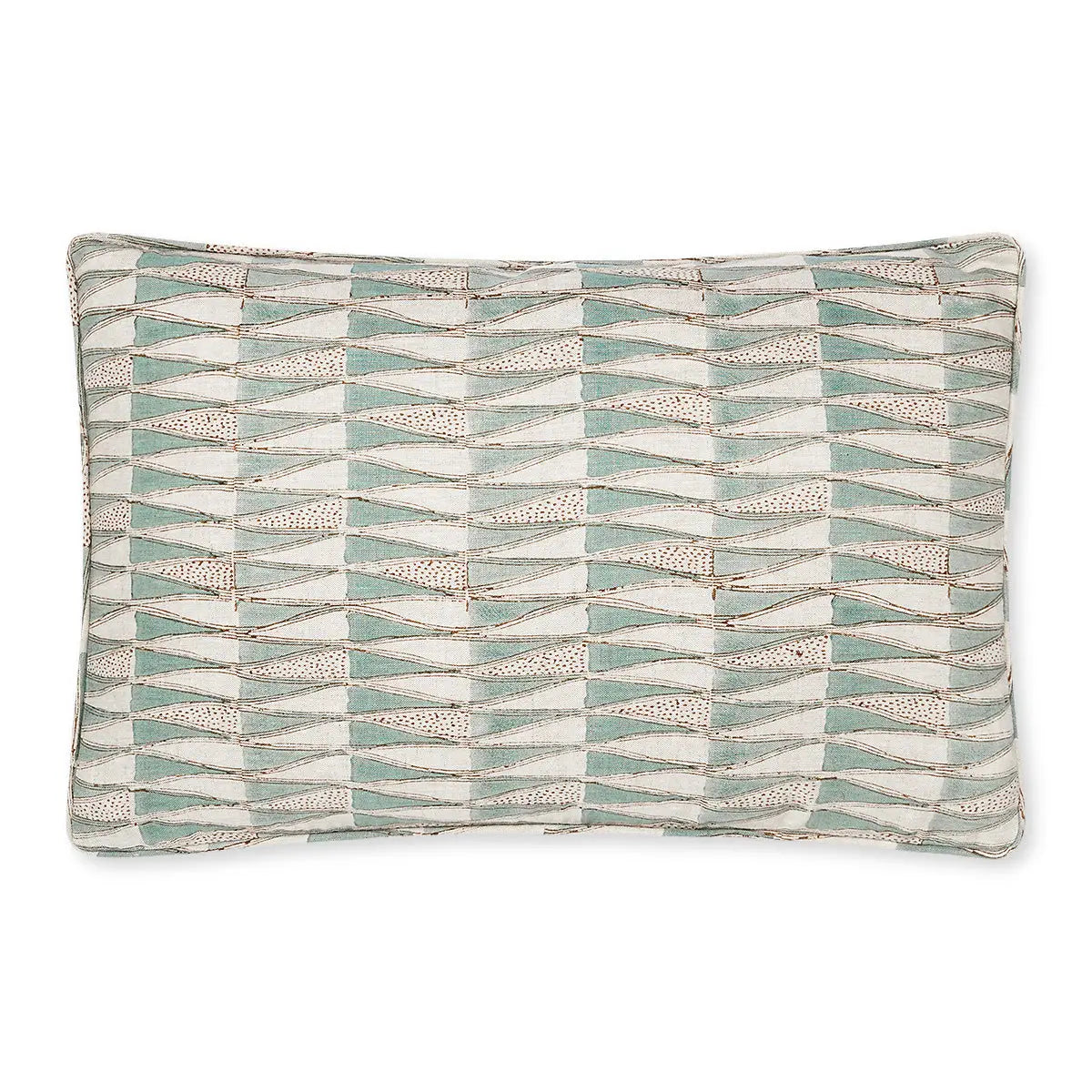 Tangier Oak Celadon Linen Pillow