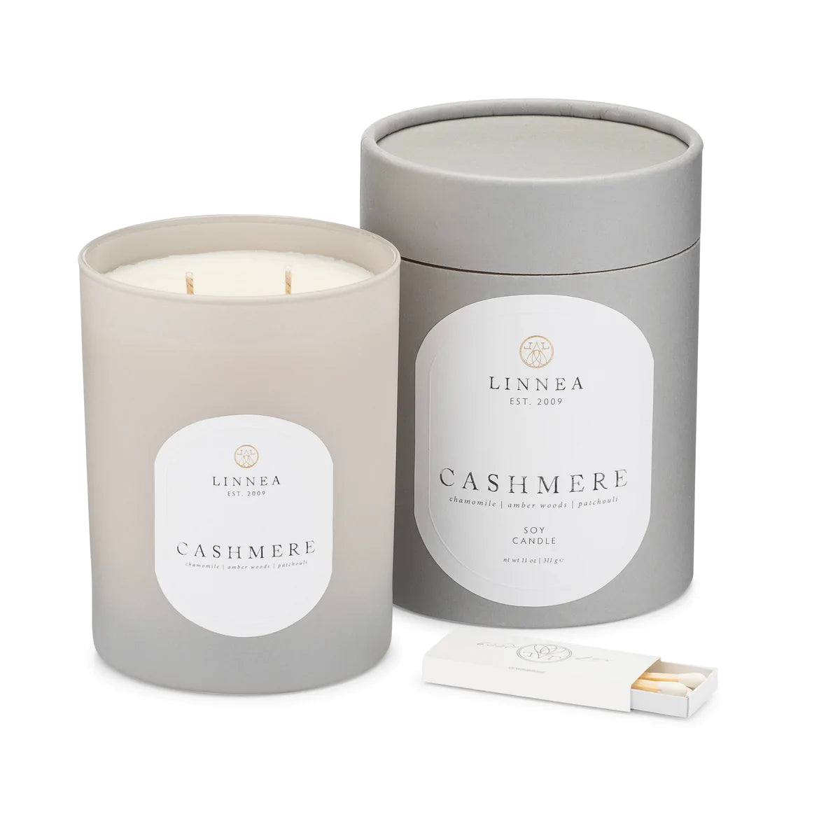 Cashmere Large 2-Wick Candle