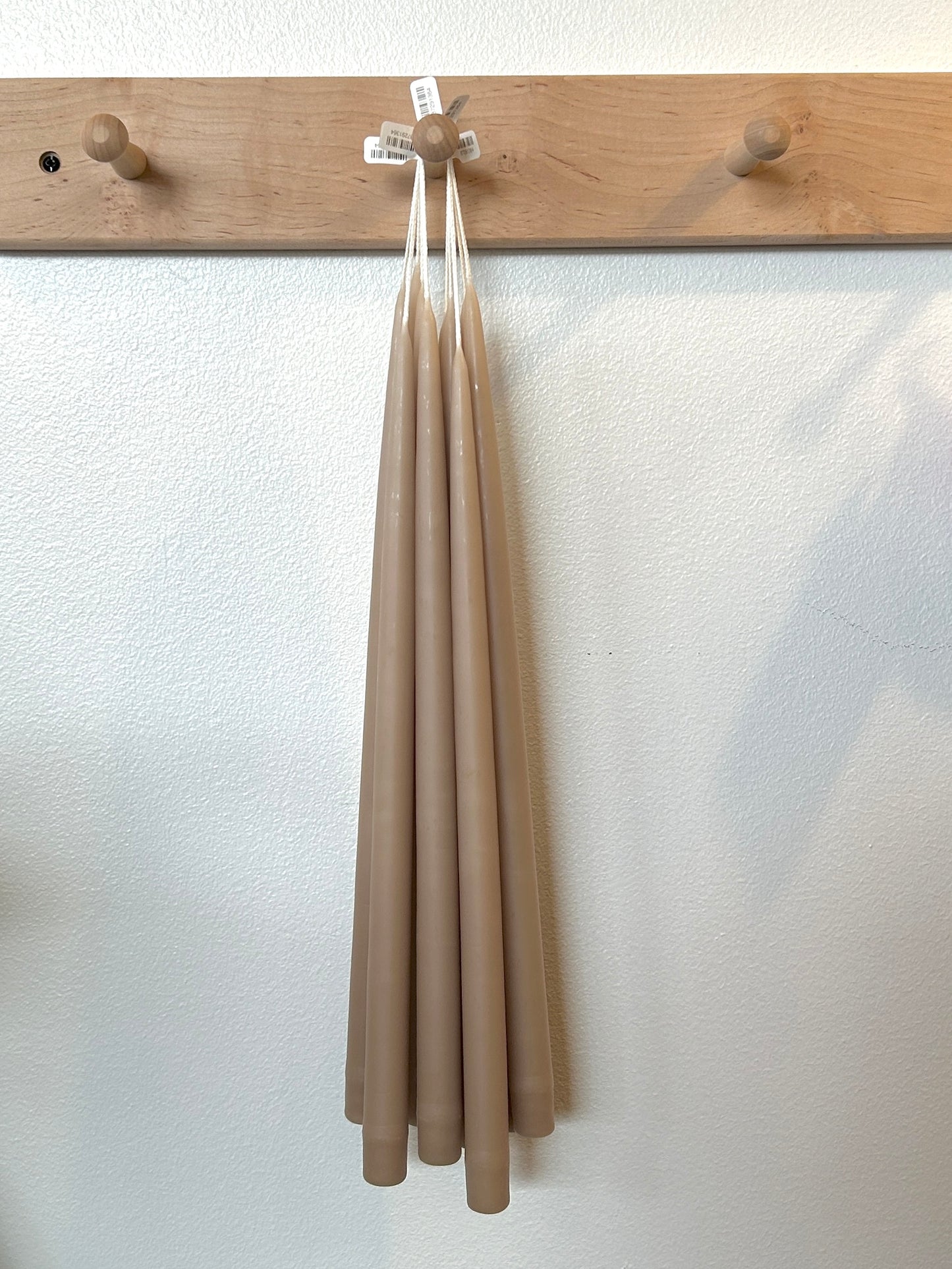 Hand-Dipped Taper Candle Pair - 17"