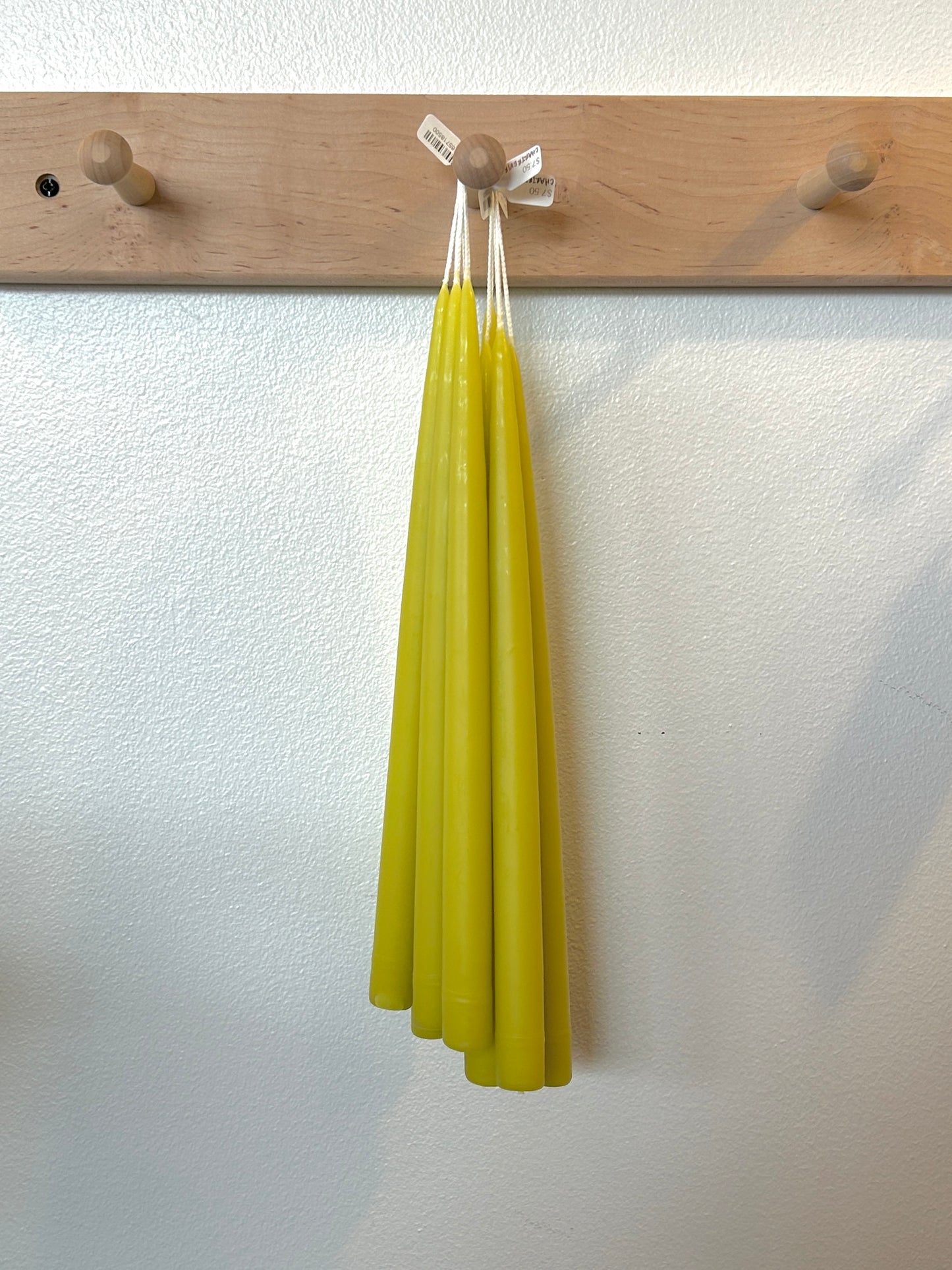 Hand-Dipped Taper Candle Pair - 13"