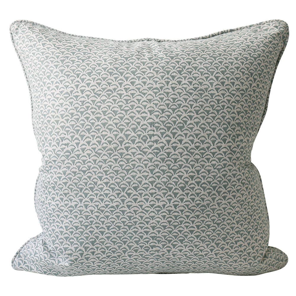 Moro Celadon Linen Pillow