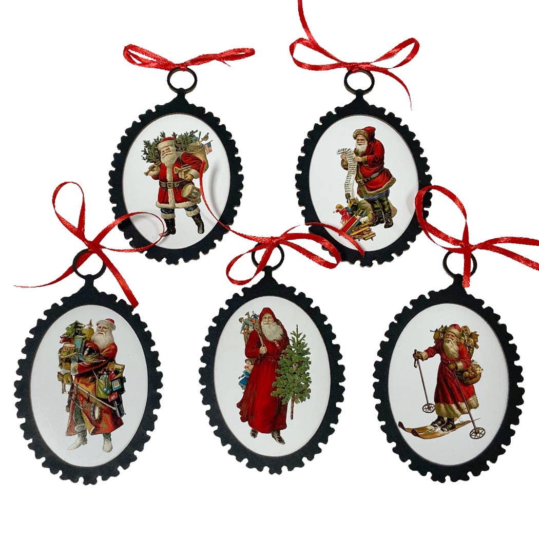 Victorian Santa Claus Ornaments