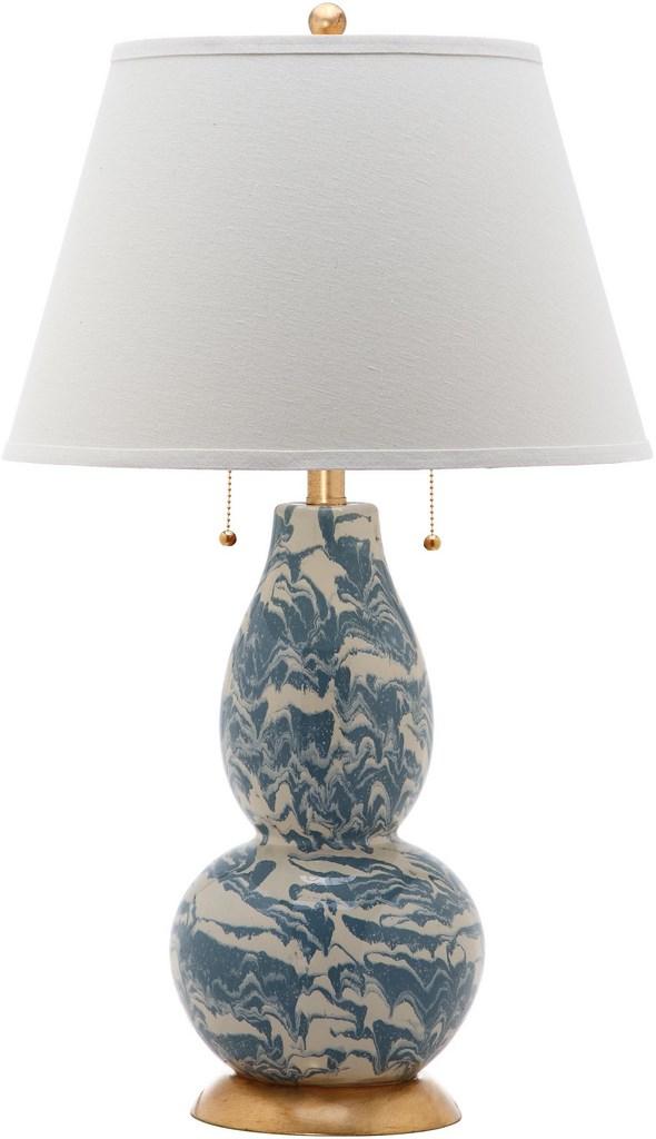 Ennis Blue & White Lamp