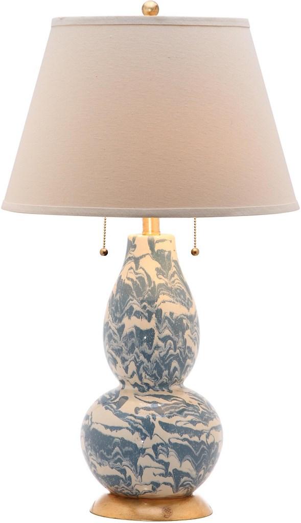 Ennis Blue & White Lamp