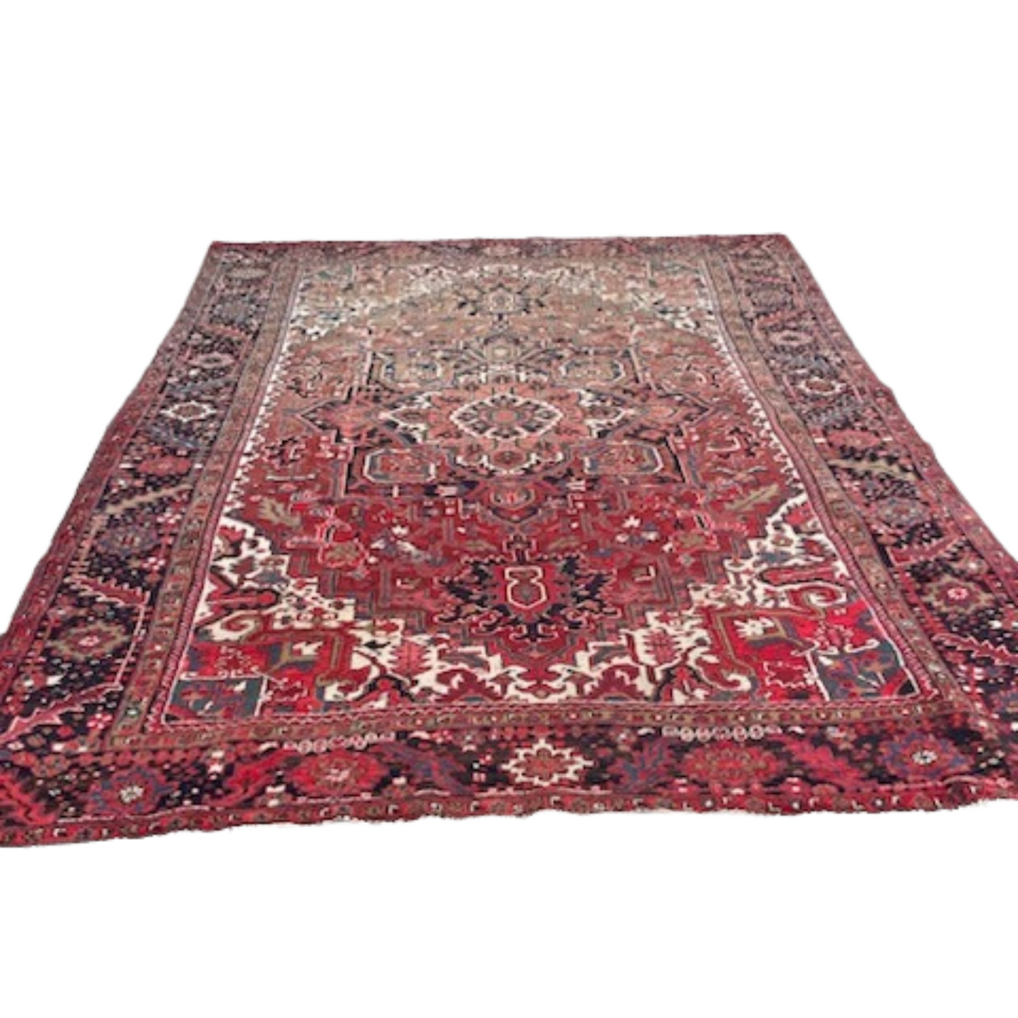 Antique Heriz Rug 9' x 12'