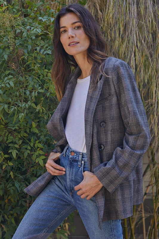 Plaid Blazer