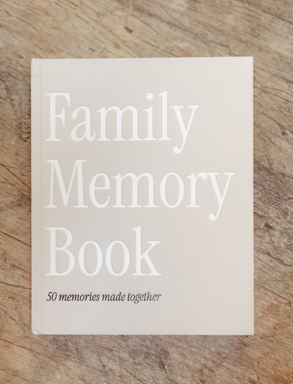 Family Memory Book: 50 memories made together