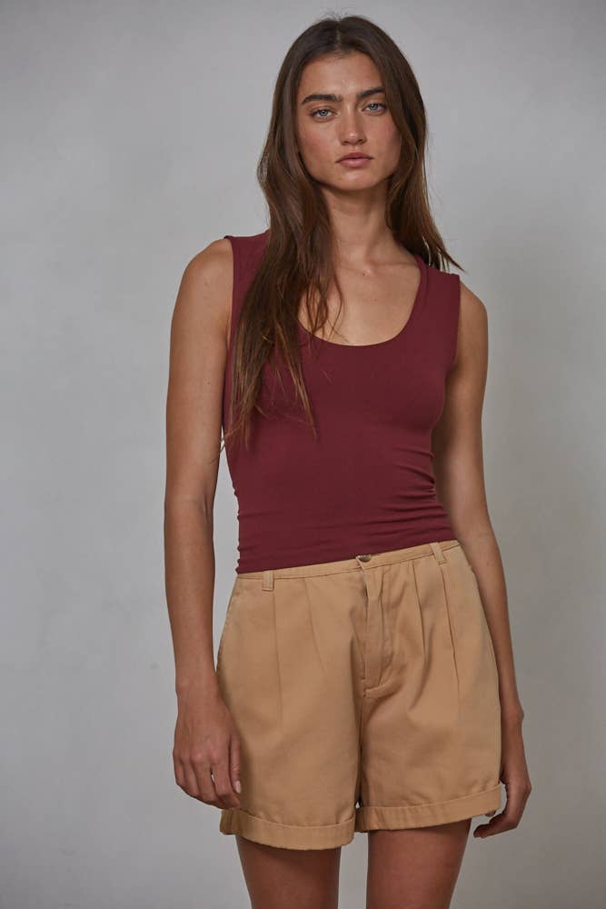 S1187N | Double Layered Seamless Top