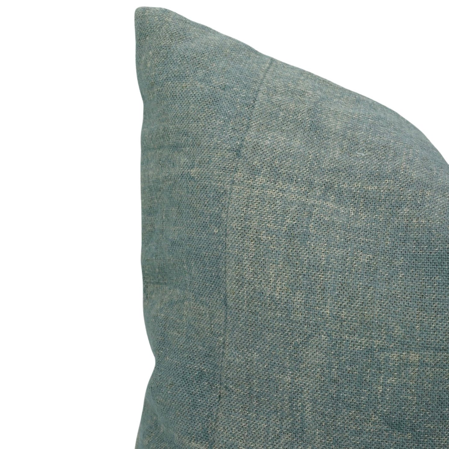 Light Blue Thick Linen Pillow
