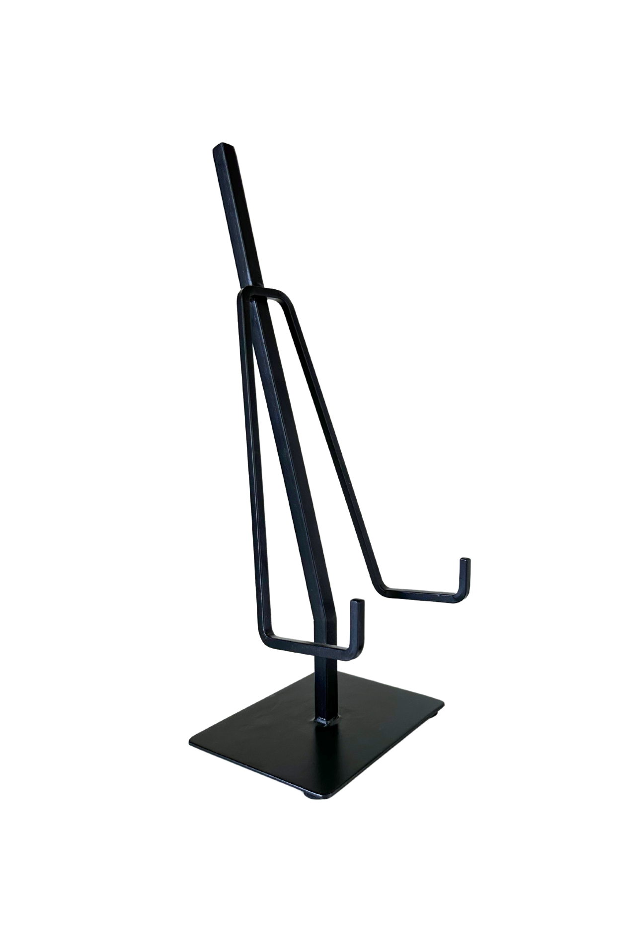 Easel Stand Dual Arm Black Iron