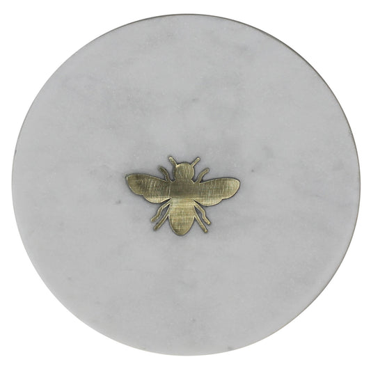 Inlaid Bee Marble Tray