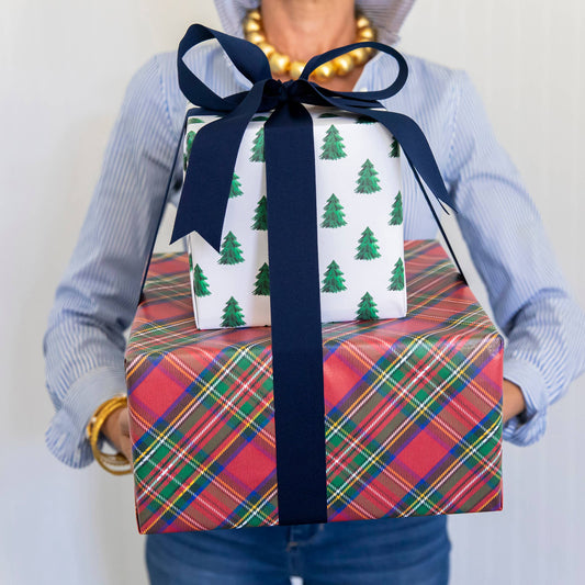 Continuous Roll Gift Wrap | Tartan Plaid