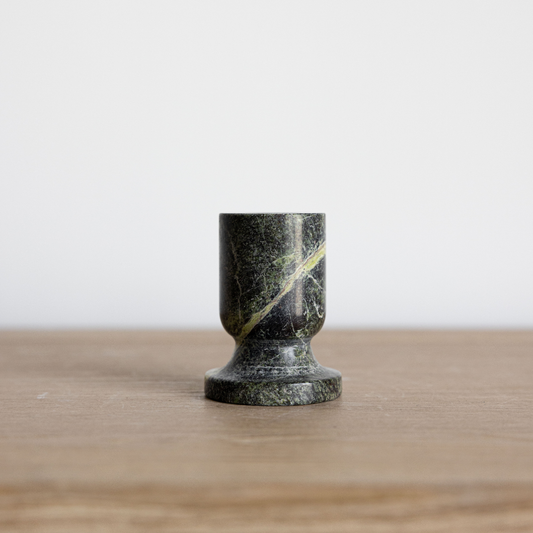 Emerald Marble Tapered Candle Holder