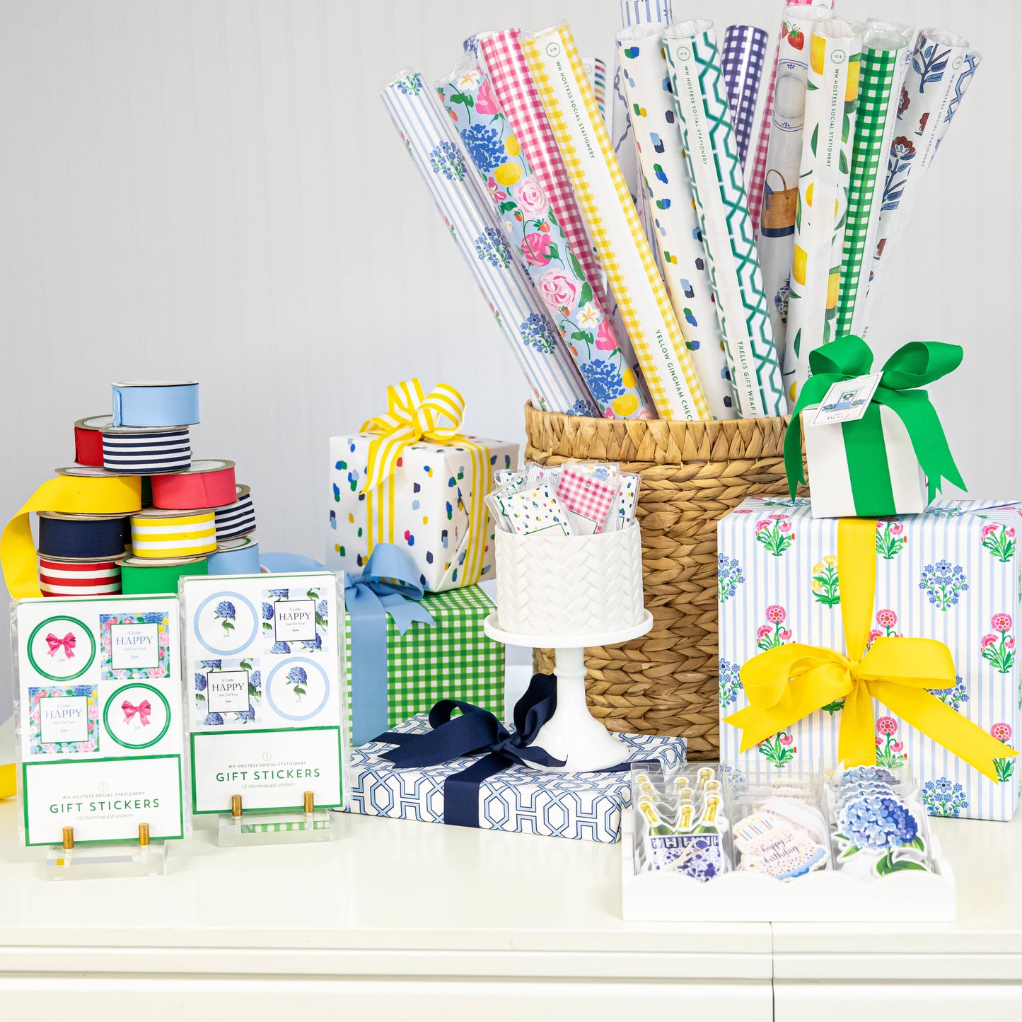 Continuous Roll Gift Wrap | Rattan