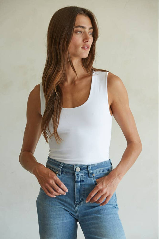 S1187N | Double Layered Seamless Top