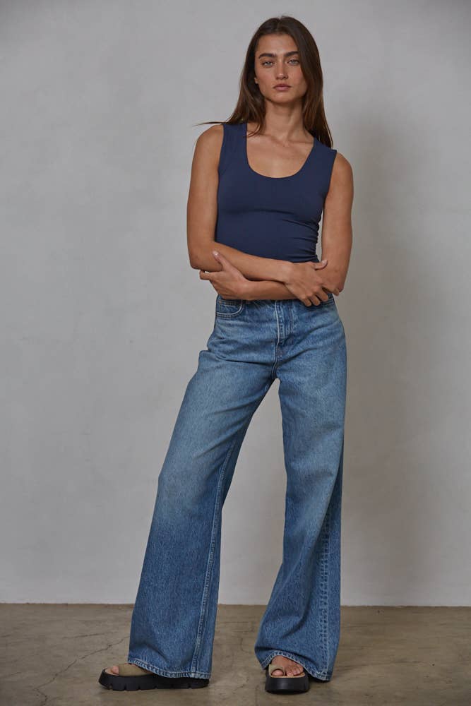 S1187N | Double Layered Seamless Top