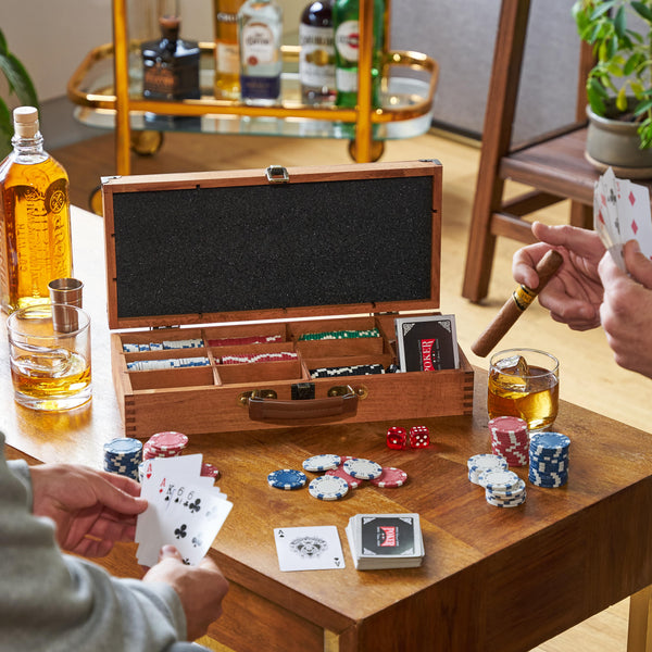 Classic Poker Set with Wooden Box – HOME by Cedar Grove Design & Co.