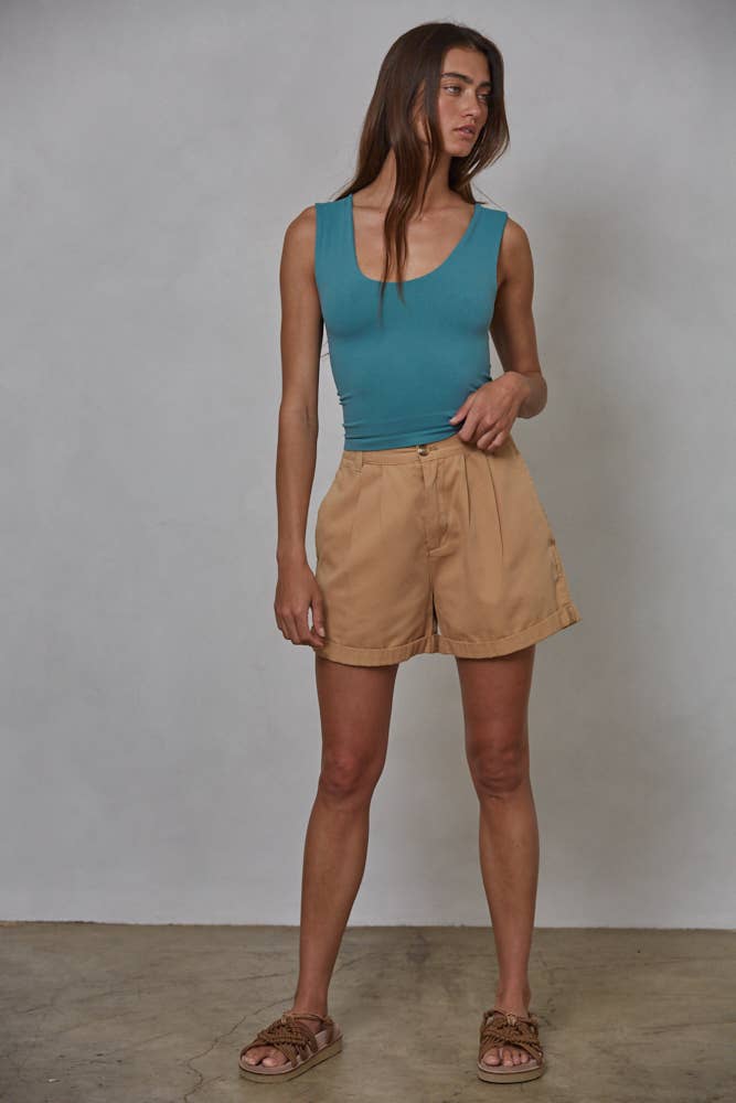 S1187N | Double Layered Seamless Top